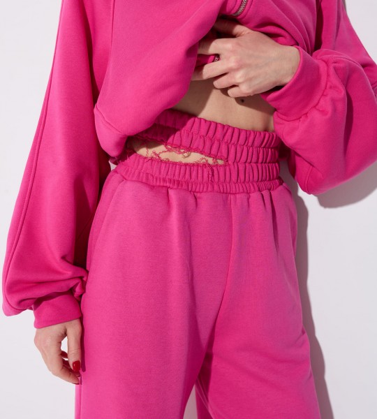 Штани Elastic Accent Pants Малина | Showroom By Nona — зображення 4 Штани Elastic Accent Pants Малина | Showroom By Nona — зображення 4